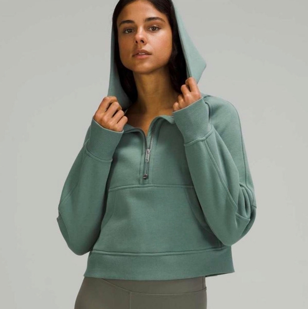 Lululemon Tidewater Teal Scuba Quarter-Zip